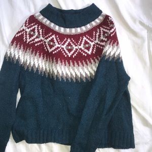Mock neck yoke sweater from American Eagle